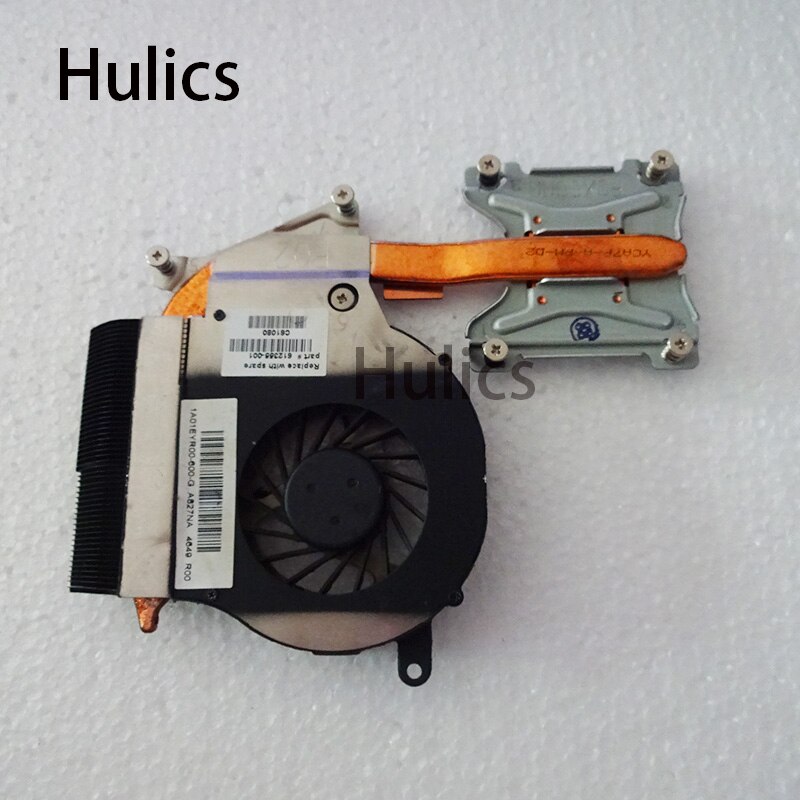 Hulics Original for HP Pavilion G72 CQ62 G62 G62-B35SG fan and independent Thermal Module 612355-001 heatsink