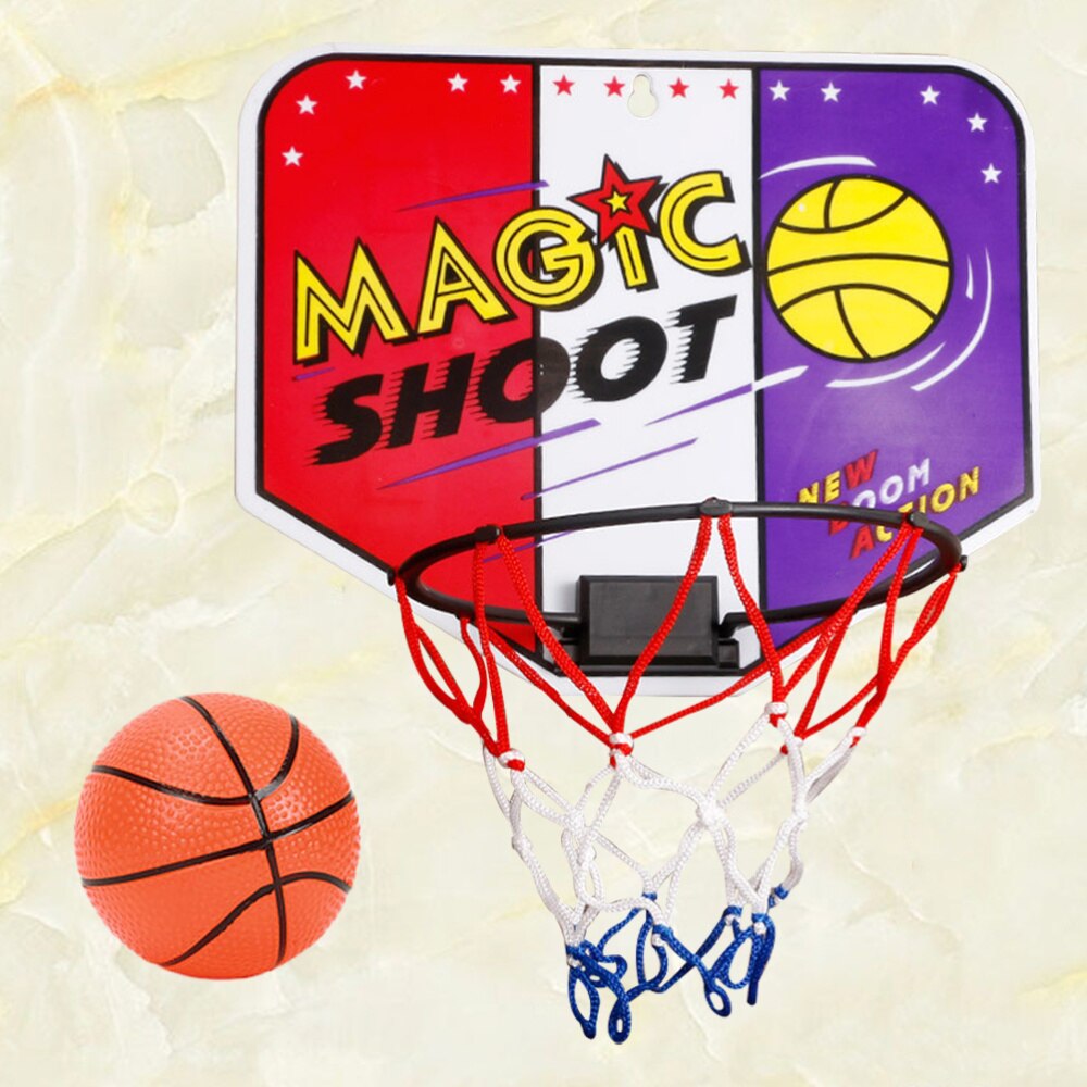 Basketball Hoop Set - Wall Mounted - Indoor Outdoor Shooting Sports Board