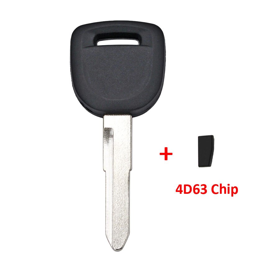 Coque de transpondeur pour clé télécommande, boîtier avec puce à lame vierge 4D ID63 4D63, lame non coupée pour Mazda 2 3 5 6 MX5 RX8: With Chip