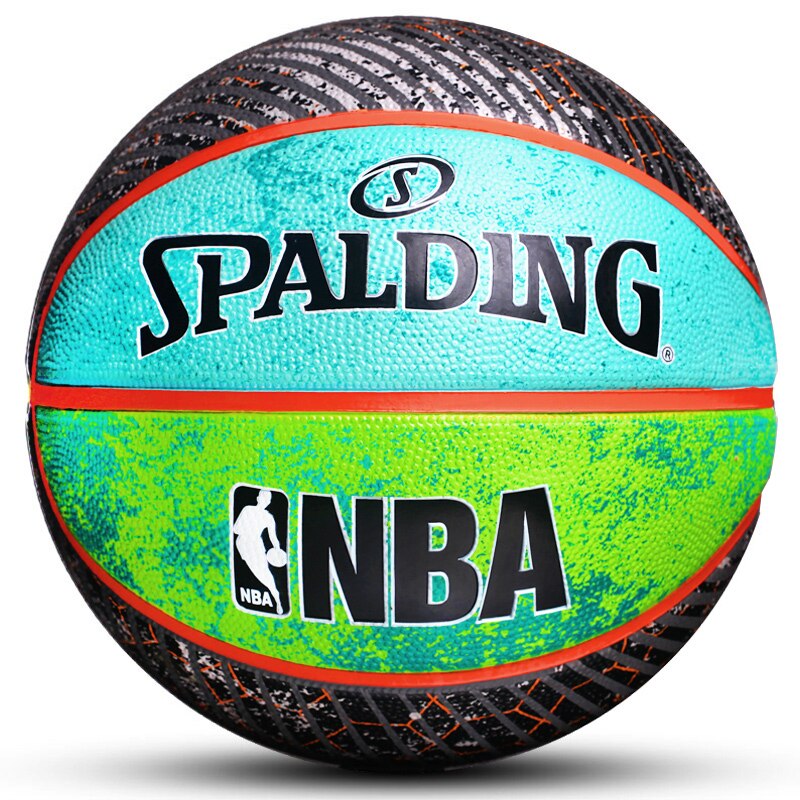 SPALDING Basketball PU No. 7 6 men women rubber indoor outdoor Basketbol Ball fiba Baloncesto basketball: 83-645Y
