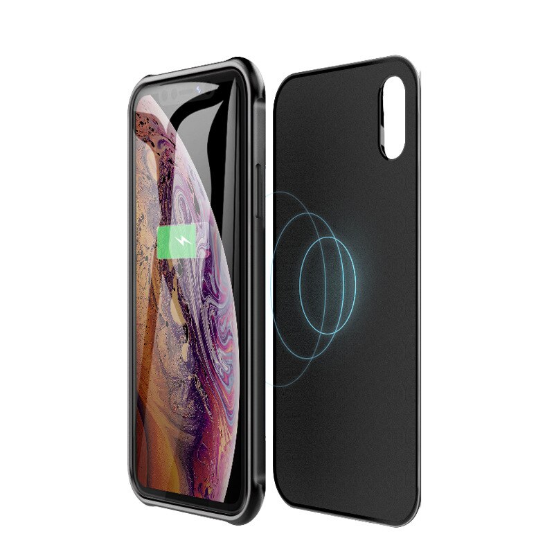 Qi Wireless Fast Charging Portable Power Bank Pack External Charger Battery Protective Case Cover For iPhone X / XS Max XR