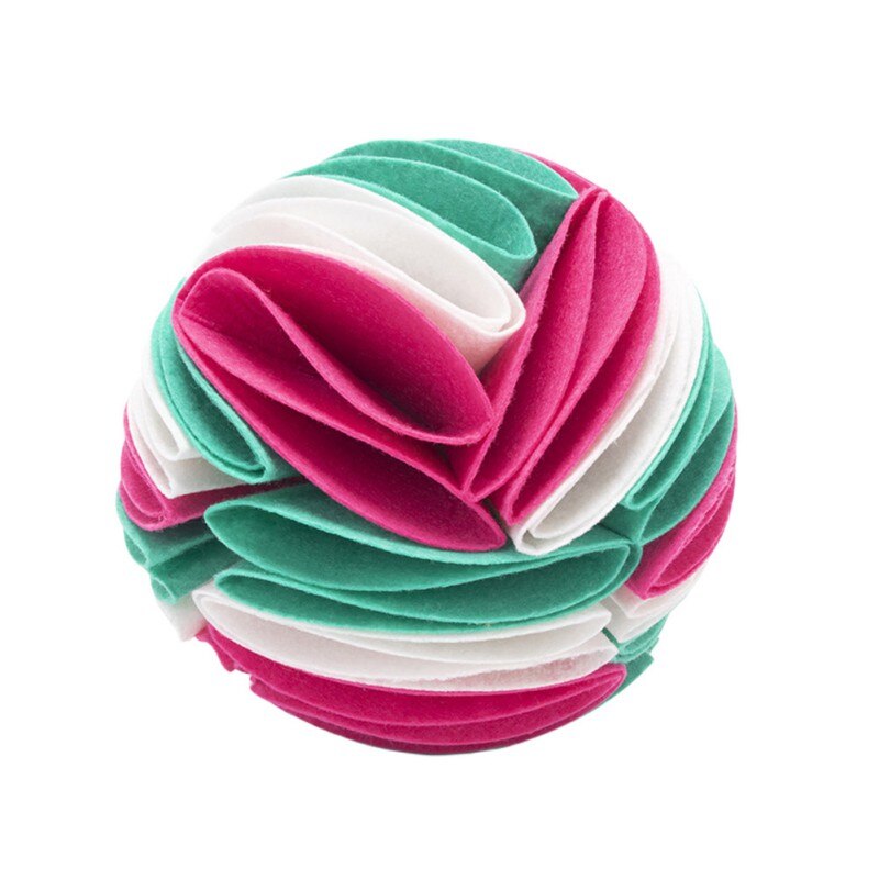 15/20cm Dog Sniffing Mat Toys Foldable Sniffe Ball Pet Dog Toy Training Games Nose Work Sniff Ball Pet Puzzle Toy Diameter: 03 / 20cm