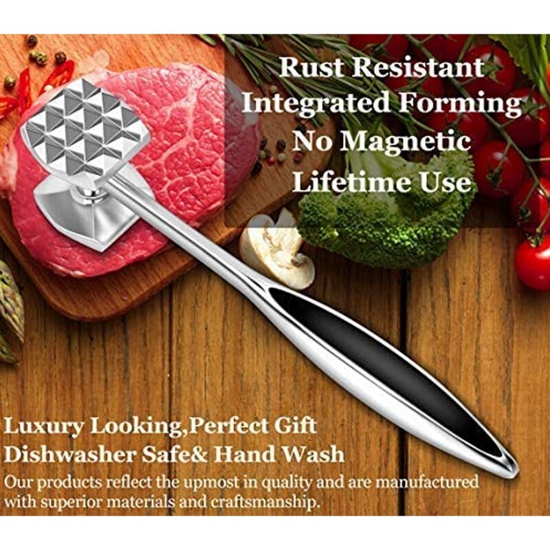 Meat Tenderizer Hammer Tool/Pounder for Tenderizing Steak Beef Poultry