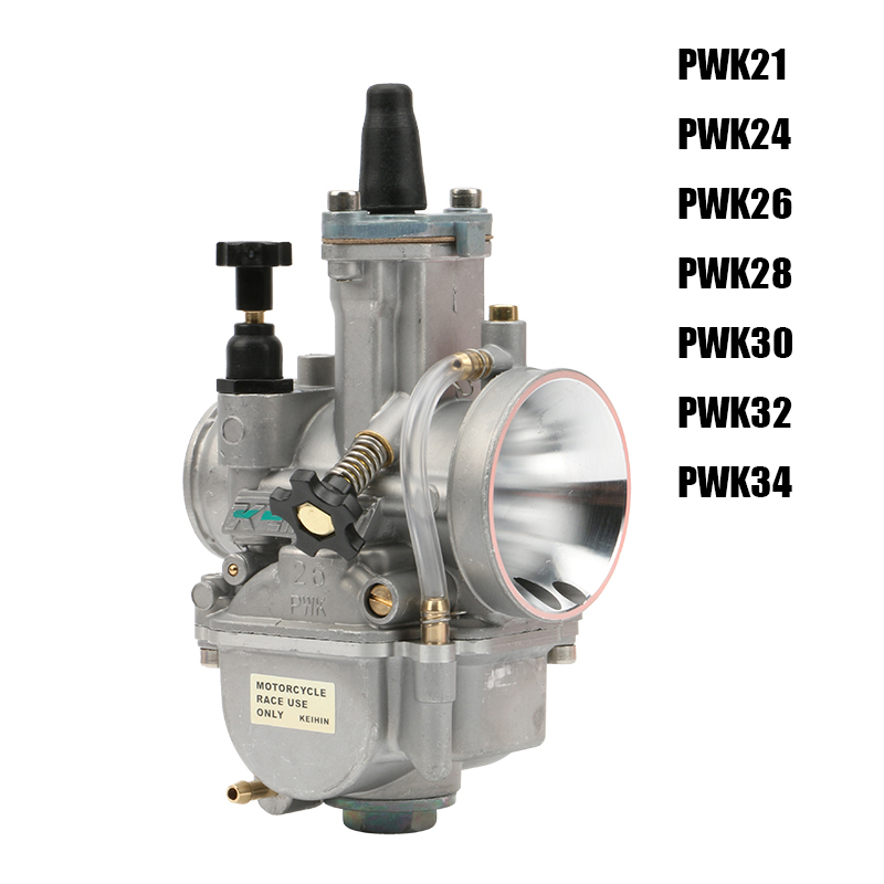Carburador universal con Power Jet para Keihin 2T 4T ATV Quad Go Kart 75-250cc motocicleta PWK 21 24 26 28 30 32 34mm carburador