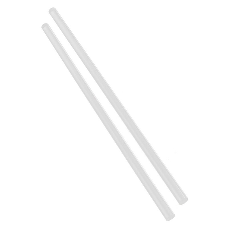 3 mmx 250mm rund form massiv akrylstang pmma ekstruderet stang klar 2 stk