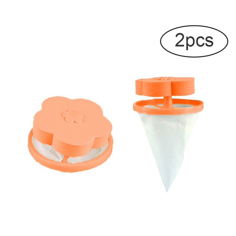 Reusable Washing Machine Floating Lint Mesh Trap Bag Hair Catcher Filter Net Pouch Household Tool