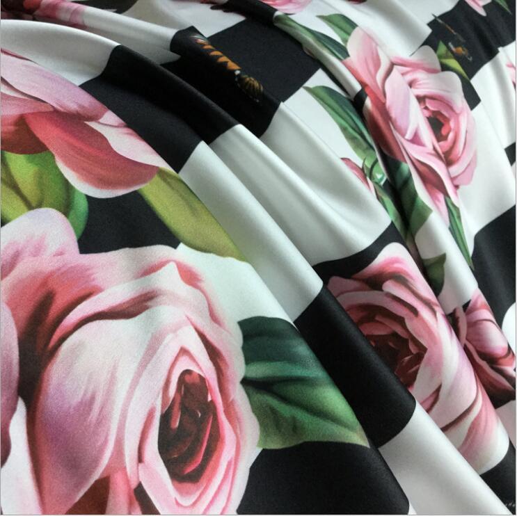 Digitale Prints Van Modieuze Stoffen Van Mode Afdrukken Doek Sneeuwvlok Satijn Goedkope Doek