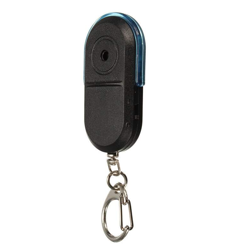 Wireless Anti-Lost Alarm Key Finder Locator Keychain Whistle Sound LED Light