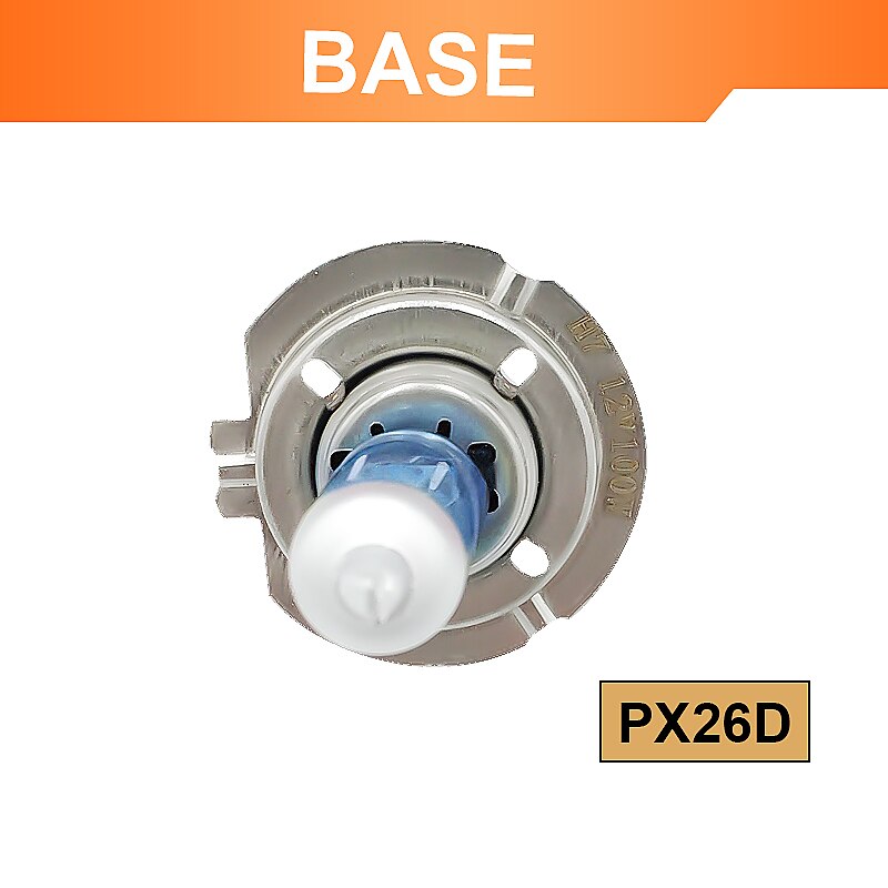 Eliteson 1 Stuk H7 Halogeen Lampen Voor Auto Koplamp 12V 24V 100W Front Lampen Auto Accessoires Geel fog Koplamp Xenon Auto