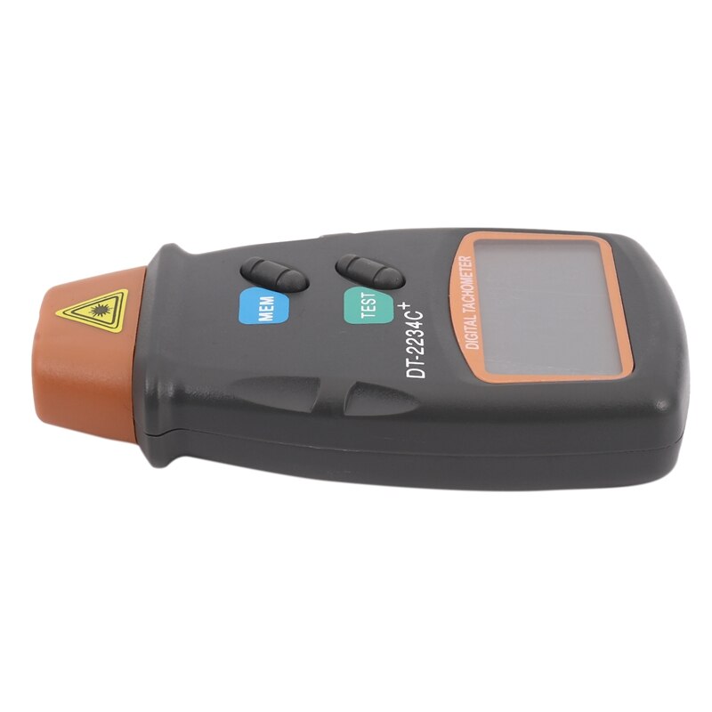 Digital Tachometer Rpm Meter Non-Contact 2.5Rpm-99999Rpm Lcd Display Speed Meter Dt2234C Tester Speed