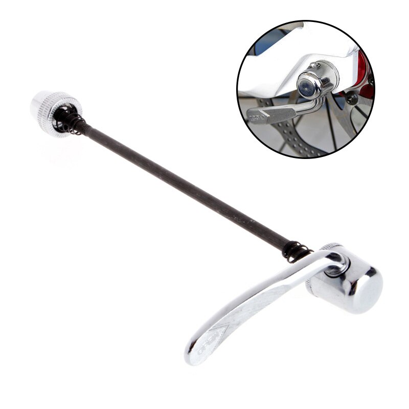 1 pc srebrne szybkozamykacze qr robić tylnego koła roweru treningowego, szosowego, górskiego