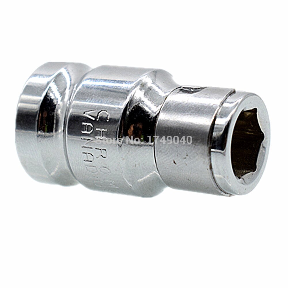 1/2" Square Drive to 10mm Hex Shank Adaptor Quick Release Impact Wrench Screwdriver Bit Holder Conversion Socket Drive Converter