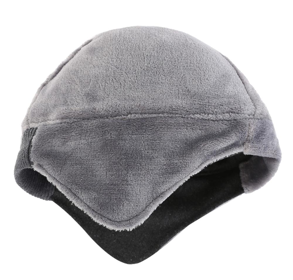 Connectyle herre kvinders vinter varm hat blød fleece foret termisk kranium hue beanie med ørebetræk vinter daglige hat