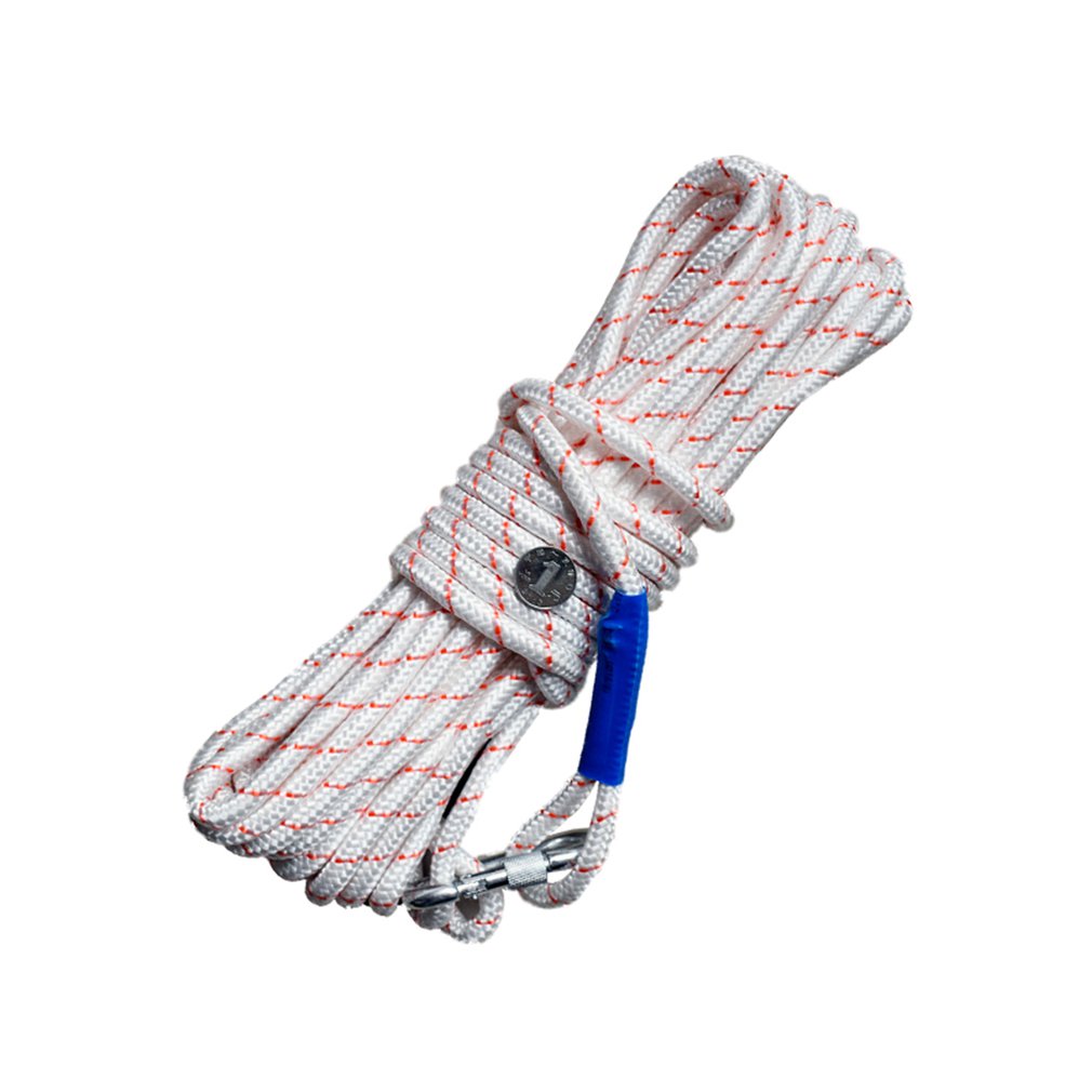 Cuerda para escalada en roca ligera de 10/20M al aire libre cuerda para incendio Escape cuerda de supervivencia de seguridad para actividades al aire libre, equipo de montaña