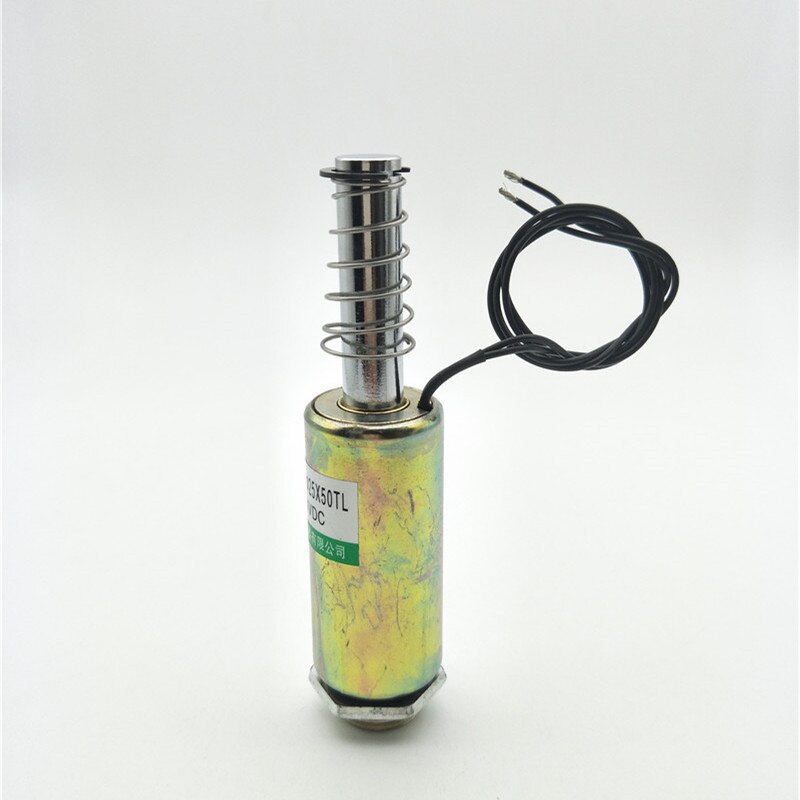 DC 12/24V 10mm 300g Push Pull Type Tubular Motion Solenoid Electromagnet