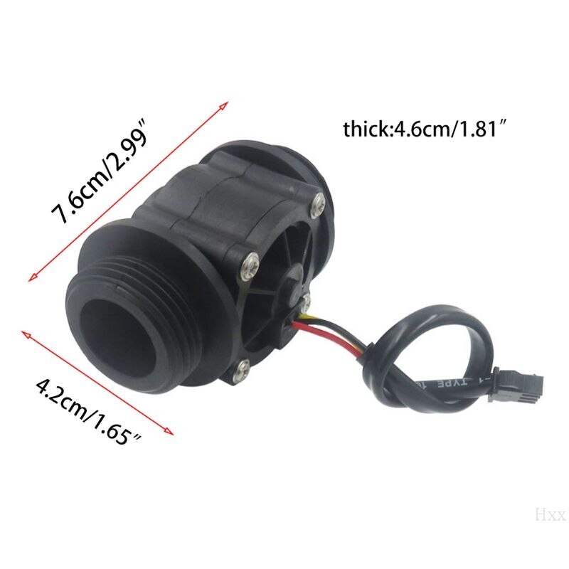 G1" Water Flow Hall Effect Sensor Switch Flow Meter Flowmeter Counter 1-60L/min