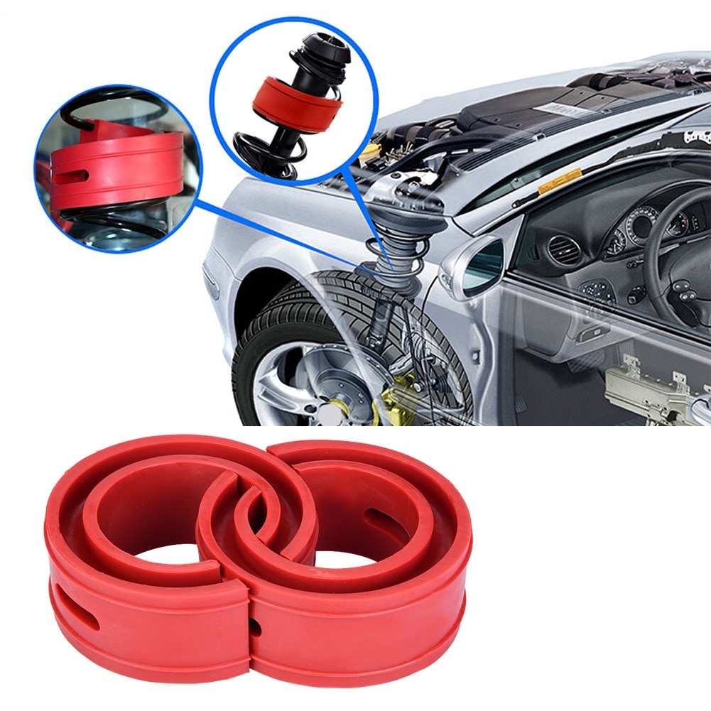 2pcs Car Styling Car Shock Absorber Suspension Autobuffer Car Air Bag Front Rear Spring Bumpers Accessories Auto-Buffers Cushion