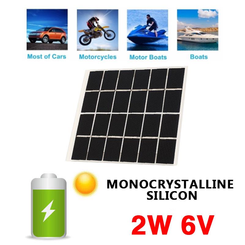 120*110 Mm 6V Speelgoed Deel Zonnepaneel Zonne-energie Opladen Apparatuur Milieu Duurzaam Home Improvement Mini Zonnecellen herbruikbare
