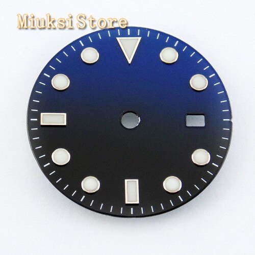 Esfera de reloj luminosa estéril de 28,5mm, ajuste del movimiento NH35, 1 ud.: Style 6