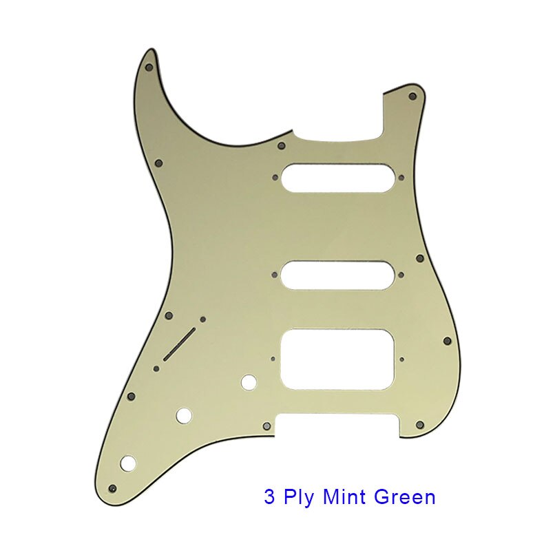 Gitardeler - for usa\mexico fd venstrehendt stratocaster 72 ' 11 skruehull standard humbucker hss gitar plekterbrett skrapeplate: Oransje