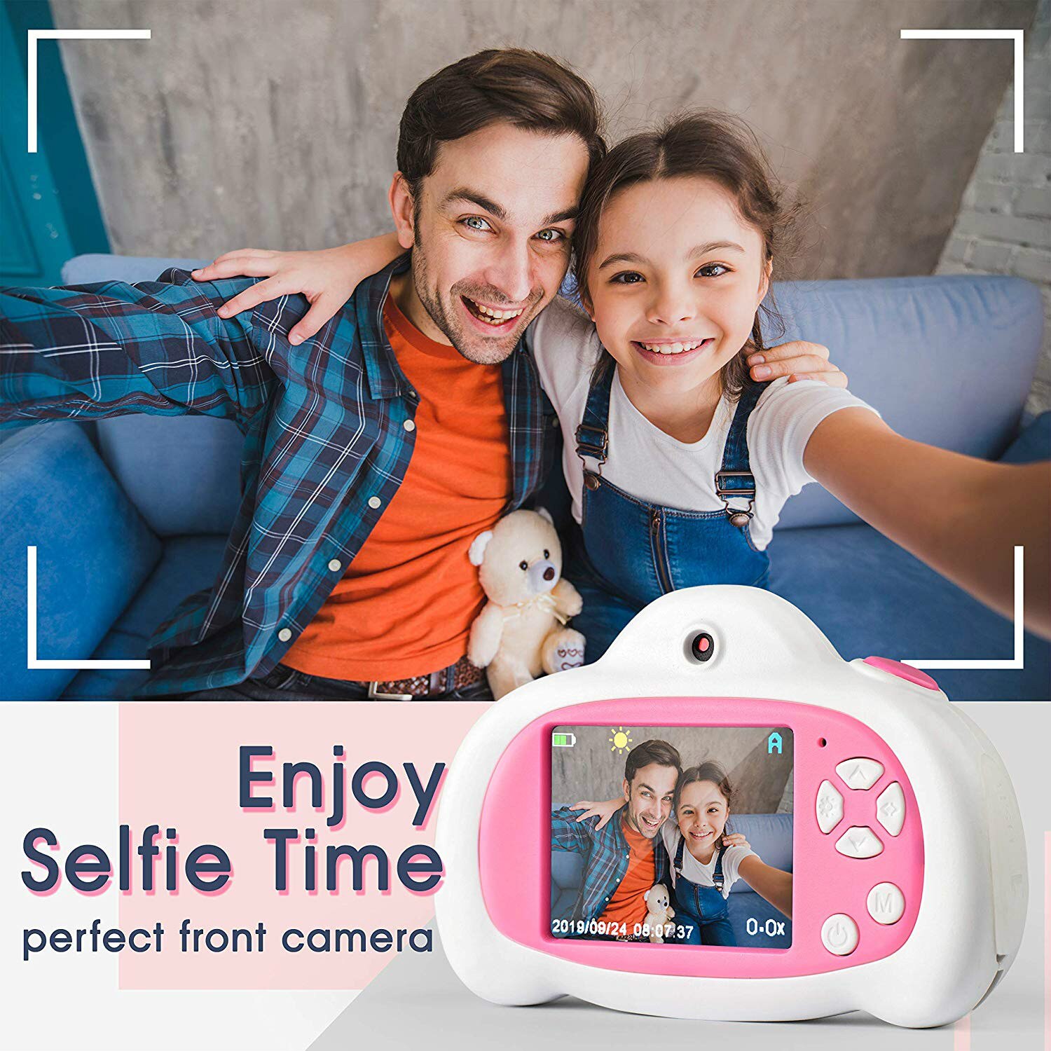 Speelgoed Camera Mini 2.0 Inch Hd Ips Scherm Kinderen Kids Camera 1080P Video Recorder Flash Foto 12MP Camcorder Voor kids