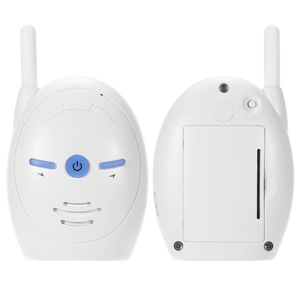 2.4GHz Wireless Infant Baby Audio Monitor Support 2-way Audio Voice Monitoring Crying Alarm for Baby Safety Security