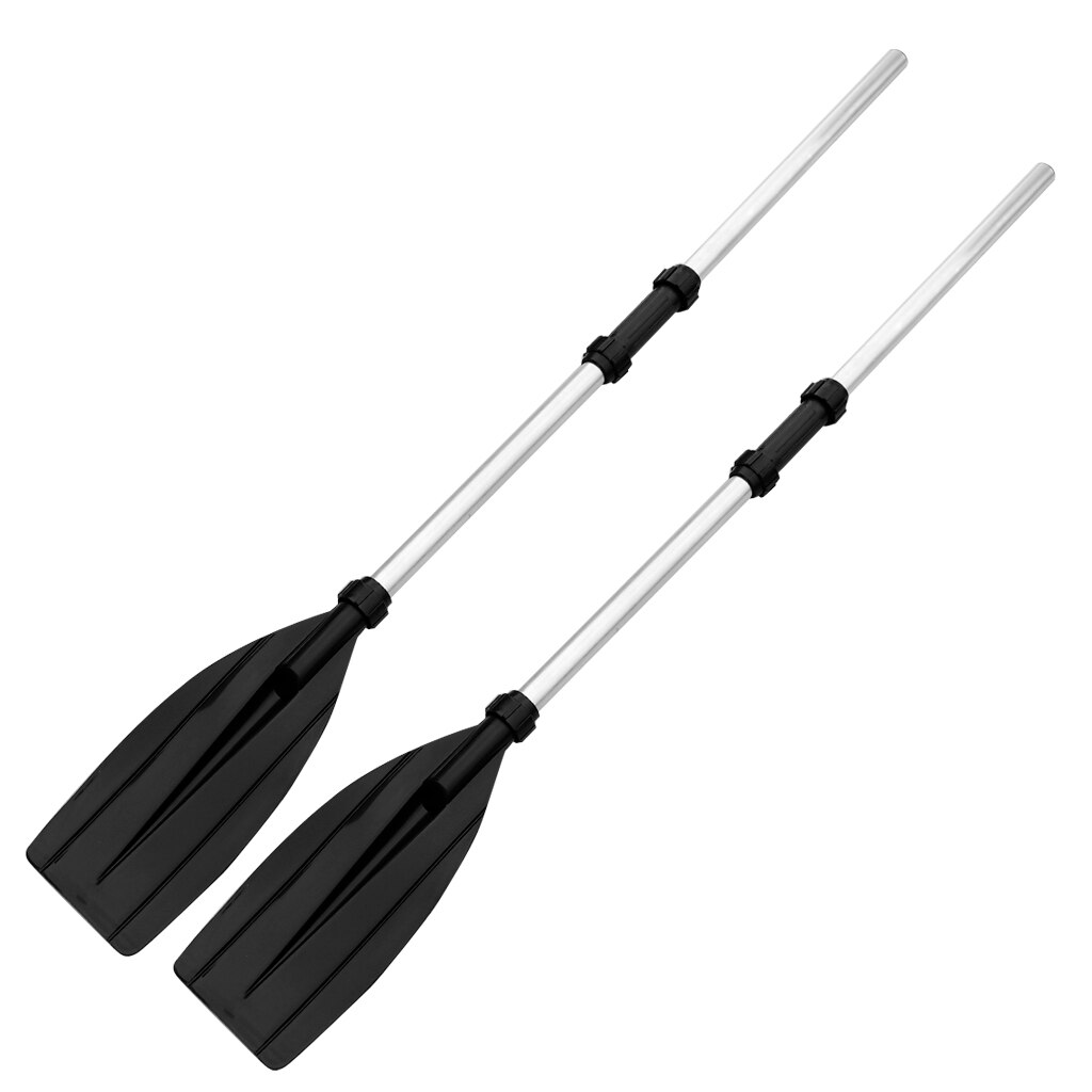 Par de remos de flotación de aluminio desmontables, paletas para Kayak, barco, Rafting, herramienta para canoa