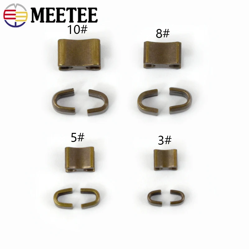20/50 zestawów w kształcie litery U, metalowy zamek błyskawiczny, antypoślizgowe zamki błyskawiczne robić szycia zapinane zapinane na zamek błyskawiczne akcesoria