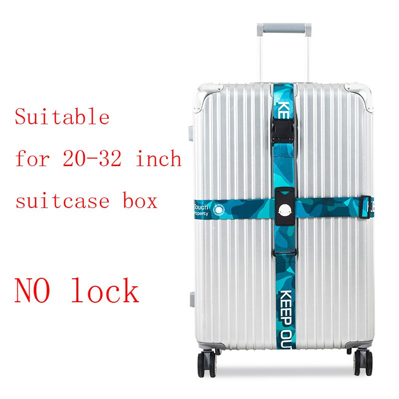 The Luggage rope Cross belt adjustable Travel Suitcase band Luggage elasticity Straps travel accessorie Suitcase box Straps: NO lock H5