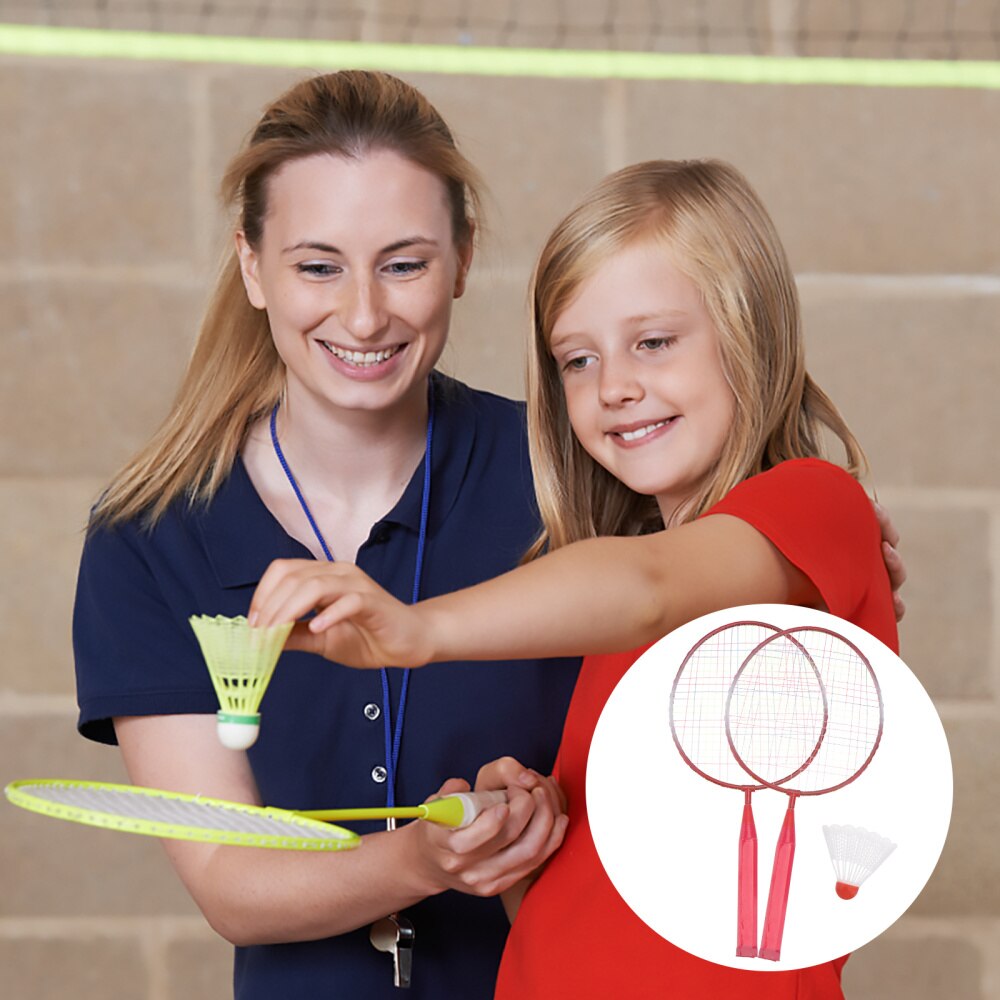 Badminton Tennis Rackets Ballen Set Kinderen Kids Outdoor Sport Ouder-Kind Sport Educatief Sport Spel Speelgoed Voor Kinderen Bo