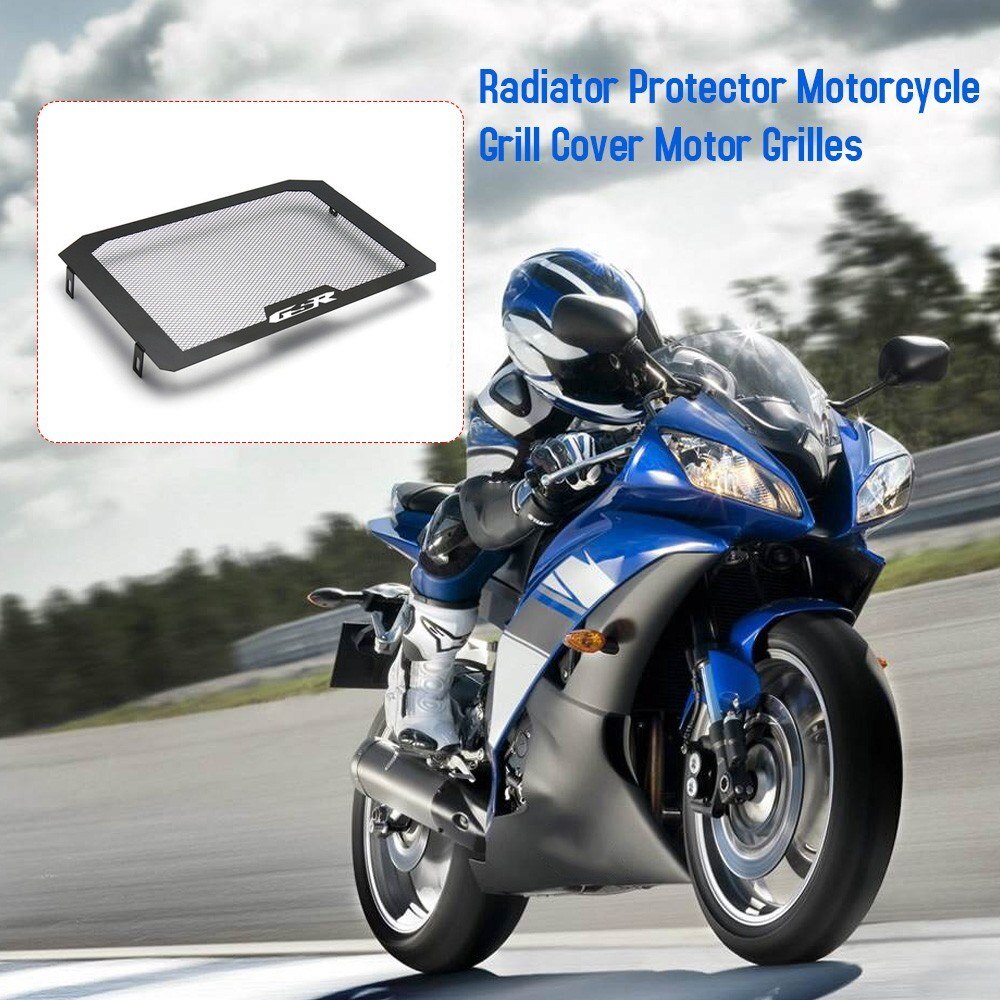 Motorcykel rustfrit stål radiatorbeskytter beskyttelsesgitterdæksel beskytter motorcykel radiatordækseldele