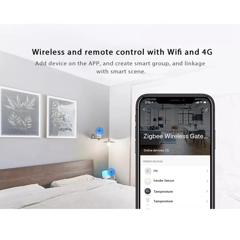 Tuya ZigBee Smart Gateway Hub Smart Home Bridge Tuya Smart Life APP Wireless Remote Controller for All Tuya ZigBee 3.0 Smart Pro