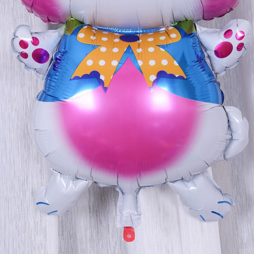 4pcs Aluminum Foil Rabbit Balloons Cartoon Rabbit Aluminum Foil Balloons Easter Decorative Balloons