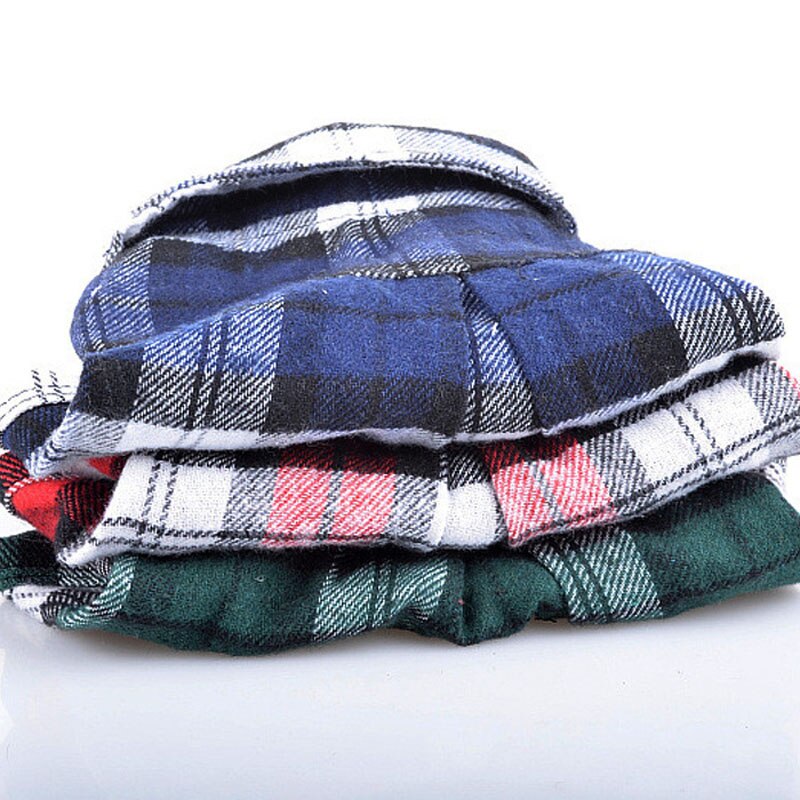 T-shirt à carreaux rayures pour animaux | Chemise pour chien, chiot, coton, manches courtes, grille, petit chien, vêtements printemps chiot Chihuahua, vestes