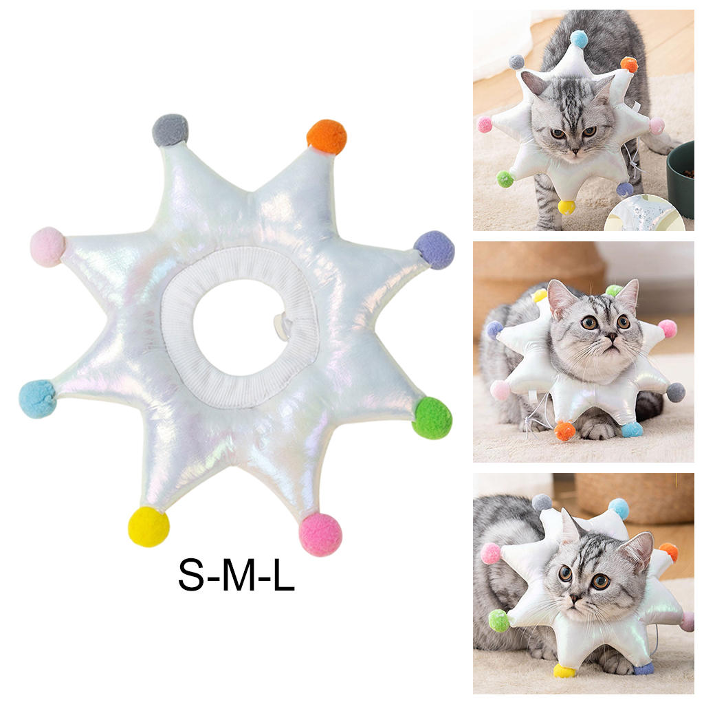 Dog Recovery Collar - Soft Comfy Cone E-Collar Anti-Bite/Lick - for Cats Too, Quicker Recovery after Surgery