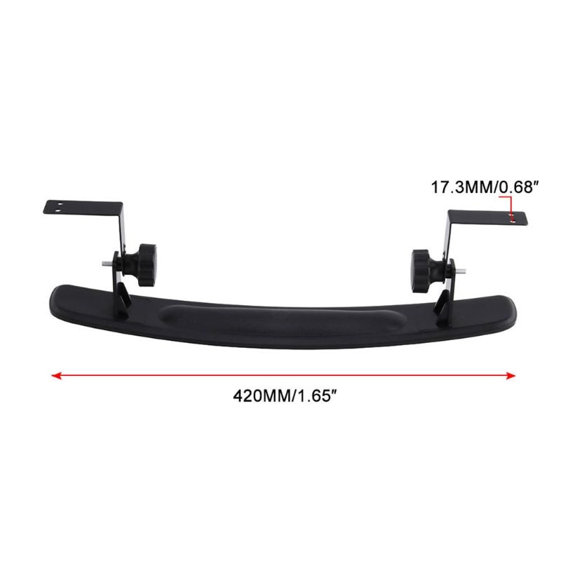 Espejo convexo retrovisor de 16,5 pulgadas para carrito de Golf apto para coche Ez Go Club 180 grados gran angular panorámico con caja de embalaje