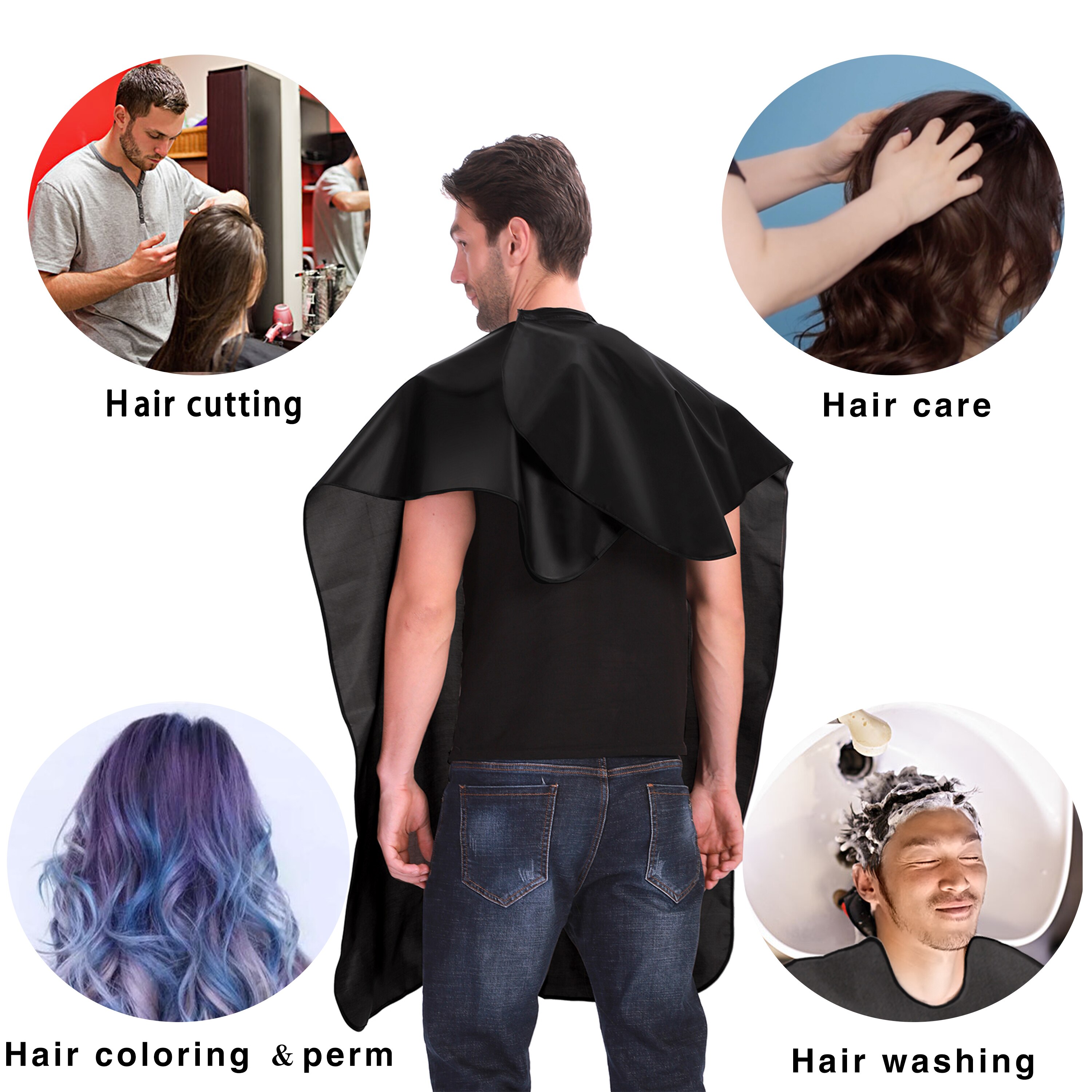 Kapper Cape Kappers Cape Voor Haar Knippen Kapper Cape Haar Knippen Cape Haircut Cape Kappers Jas Schort Lagen