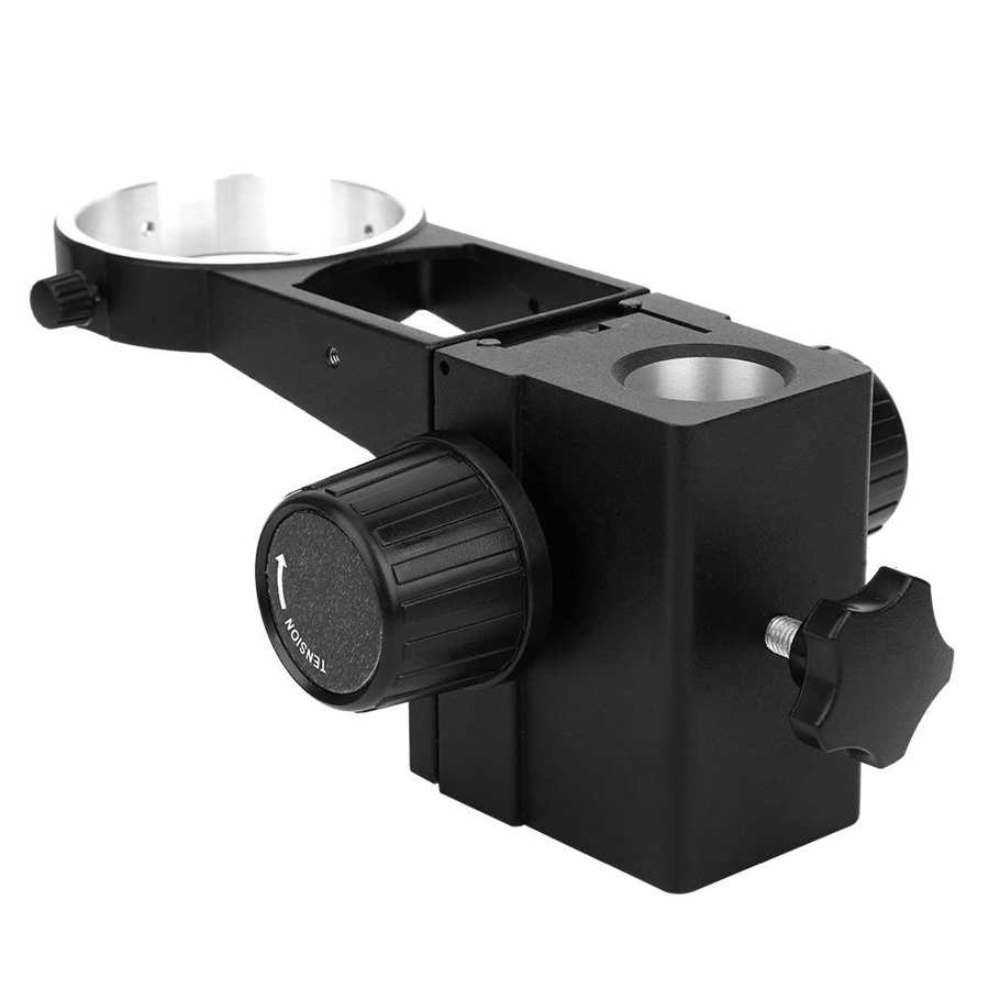 Black Aluminum Alloy Stereo Microscope Focusing Bracket Rack Accessory for Repair Maintaining Microscope Accessory