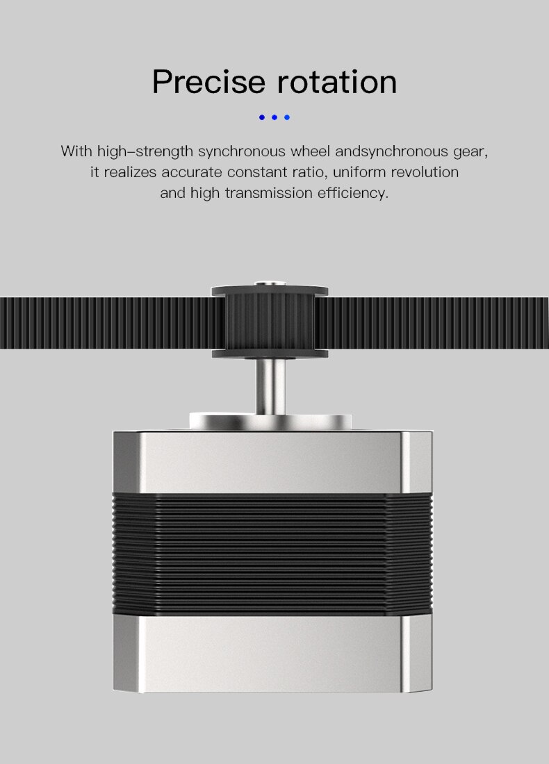 3D Printer Stepper Motor 42-34 with Synchronous wheel for REPRAP Makerbot Creality Ender 3,CR10 Series,Ender 3 V2 3D Printer