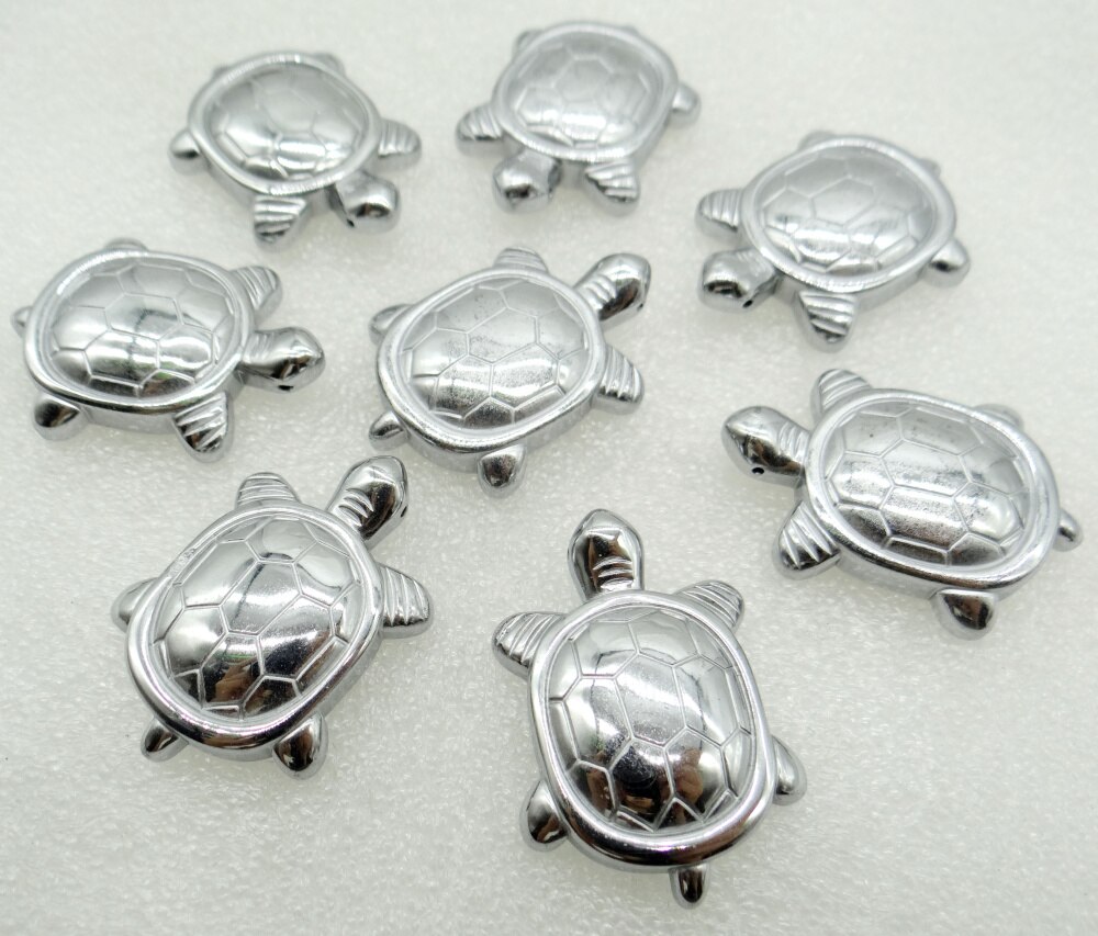 Natürliche Stein Titan Hämatit schildkröte anhänger perlen Edelstein für diy schmuck machen halskette Für Frauen Männer 1 stücke: NO.8