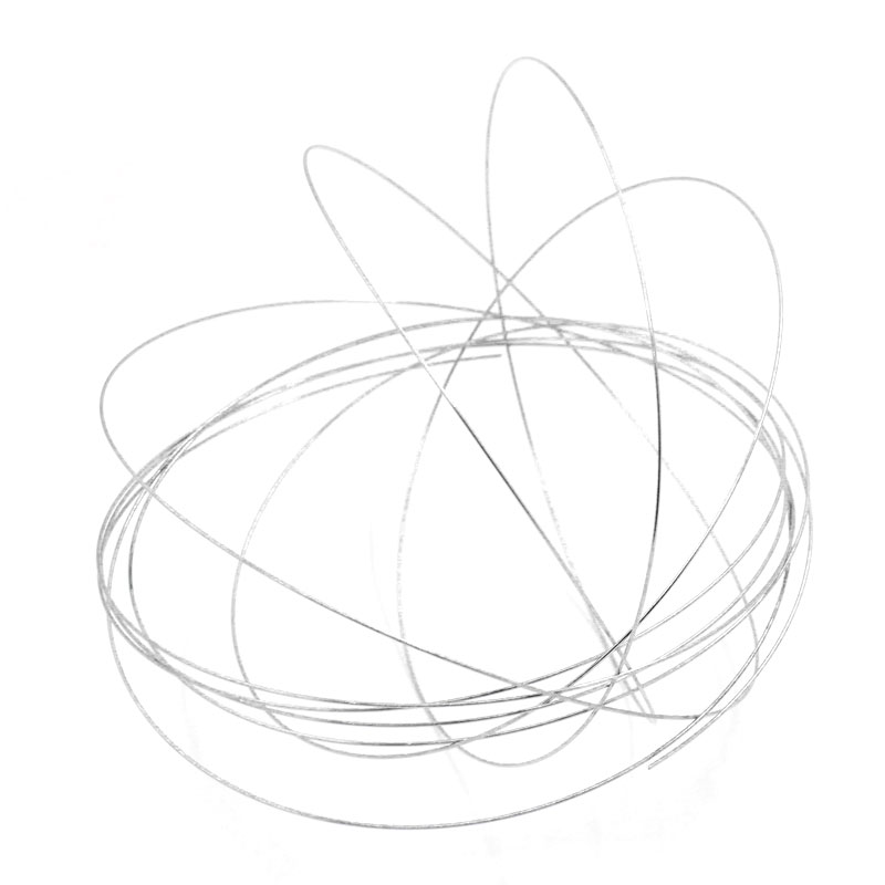 100Loops Memory Wire Necklace Craft Findings 115mm Dia. Fine DIY Jewelry Findings Making For Women Men