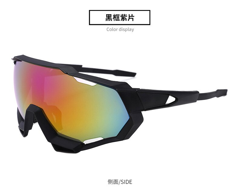 Gafas de ciclismo para hombres gafas de sol de ciclismo coloridas a prueba de viento UV400 gafas de bloqueo ciclismo para ciclismo al aire libre
