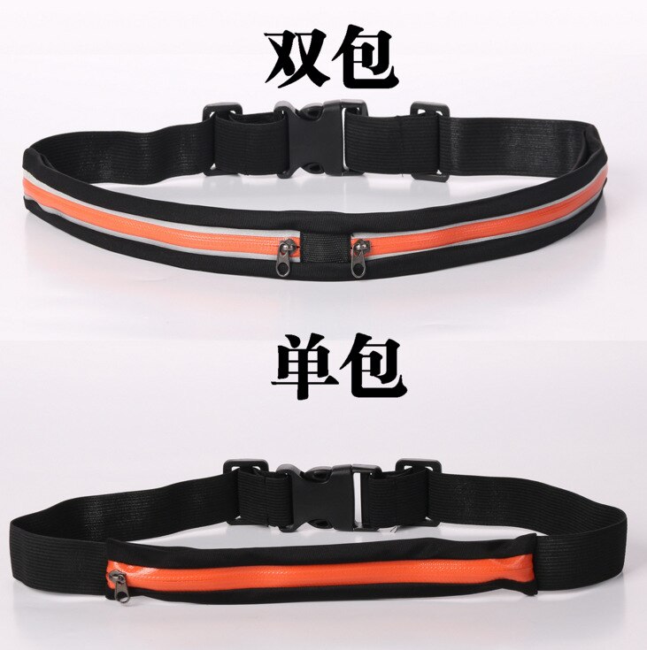 Sporttas, hardloopheupband, sportzakken, outdoor hardlopen, fietsen, fitness hardlopen, persoonlijke antidiefstal mobiele telefoon zakken: Oranje