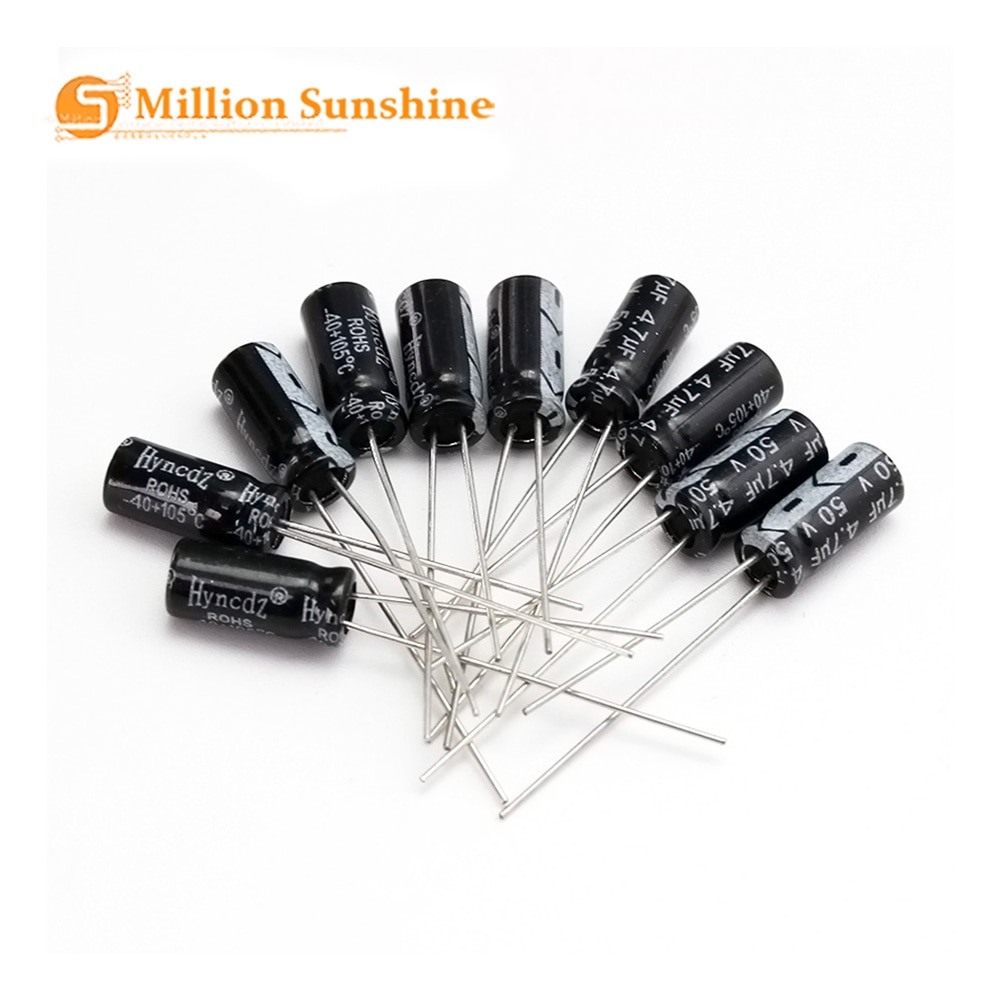 12 value kit 1uF-470uF Electrolytic Capacitor assortment set pack 1UF 2.2UF 3.3UF 4.7UF 10UF 22UF 33UF 47UF 100UF 220UF EC17