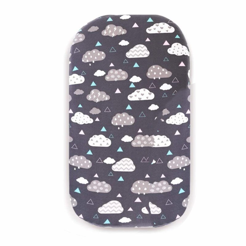 Baby Mozes Mand Blad Matras Verwijderbare Cover Mini Cradle Beddengoed Protector Printing Crib Zorg Veranderende Tafel Pad