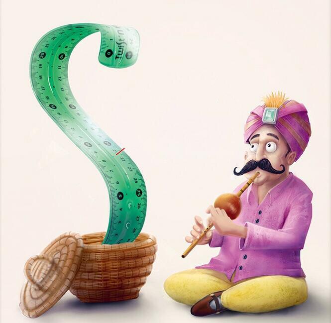 Premium flexibele rechte heerser, transparante vouwen zachte heerser 30cm (12 inch) meten lengte