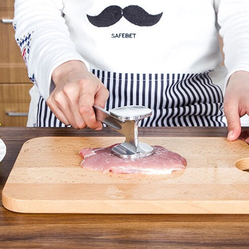 Hanging Single Side Hammer Zinc Alloy Steak Hammer Pine Meat Hammer Pork Chop Hammer Single Side Pork Chop Hammer ZB912