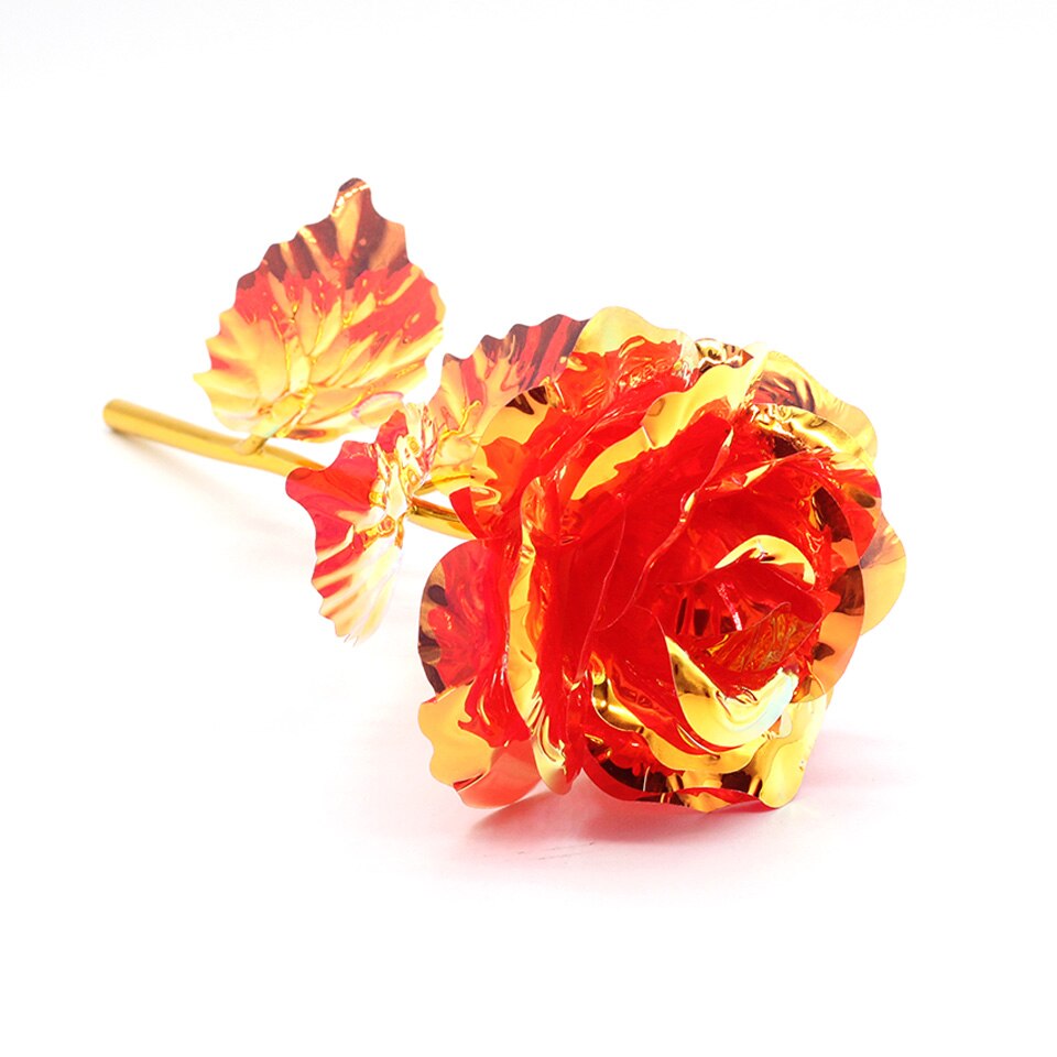 Rosa Eterna 24K Oro Romántica Con Caja – Regalo Perfecto Para San Valentín O Aniversario – Flor De Galaxia Rosa