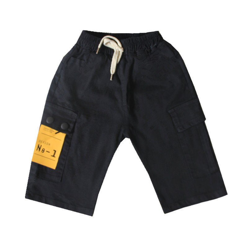 Kids Boy Casual Shorts With Pocket Summer Teenager Cargo Shorts For Boys Child Cotton clothing For 5 To 13 Years Old