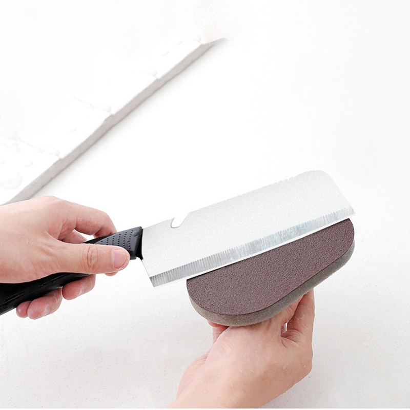 Brosse magique en éponge de cuisine, brosse de nettoyage en mélamine, couteau de détartrage, nettoyeur de casseroles, brosses de décontamination fortes